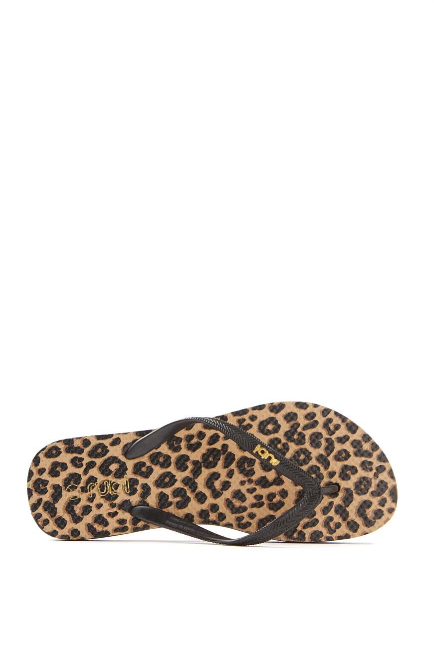 cheetah print flip flops
