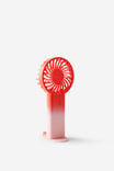 Mini Portable Fan, PINK/RED - alternate image 2