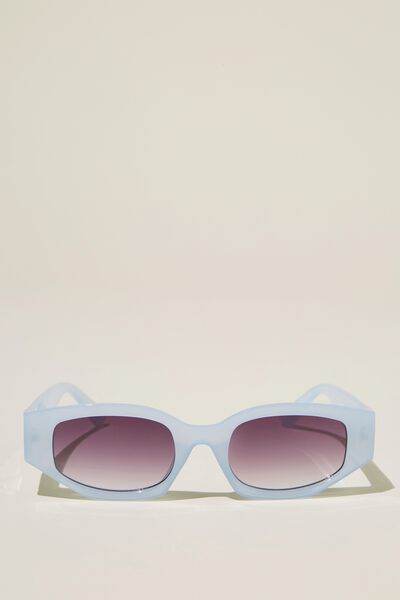 Sophie Angular Sunglasses, SHORELINE BLUE