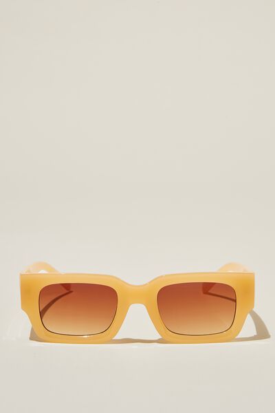 Blaire Wayfarer Sunglasses, SUNRAY ORANGE