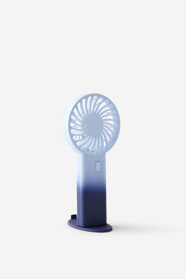 Mini Portable Fan, BLUE/NAVY