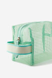 Holiday Mesh Cosmetics Case, MINT - alternate image 2