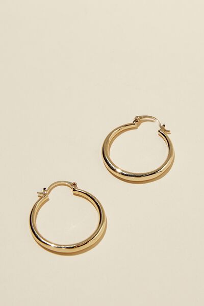 Premium Tubular Hoop Gold Plated, GOLD PLATED