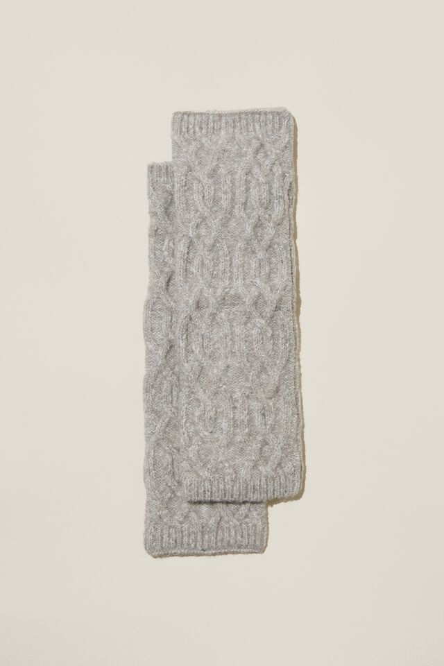 The Holiday Arm Warmers, GREY MARLE