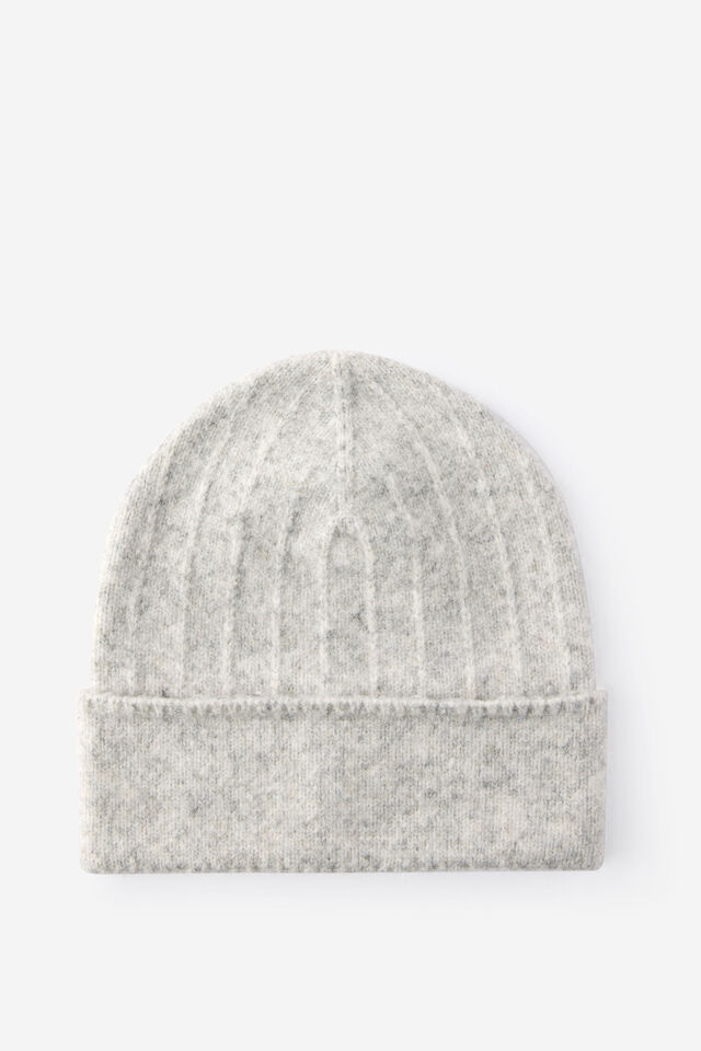 Luxe Beanie, SOFT GREY MARLE