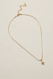 Pendant Necklace, GOLD PLATED NORTH STAR - alternate image 1