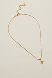 Pendant Necklace, GOLD PLATED NORTH STAR - alternate image 1