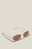 Ophelia Oval Sunglasses, IVORY - alternate image 2