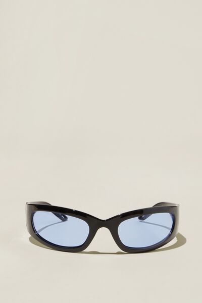 Kenny Slim Racer Sunglasses, BLACK/BLUE