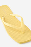 Square Toe Flip Flop, PALE YELLOW - example image 2