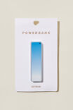 Charge On The Go Power Bank, BLUE OMBRE - alternate image 2