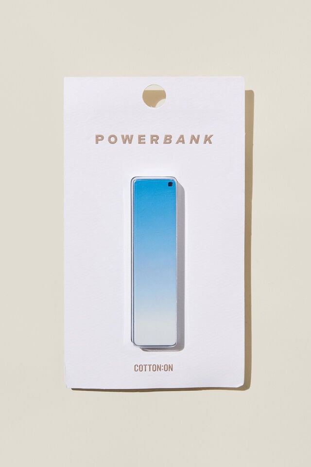 Charge On The Go Power Bank, BLUE OMBRE