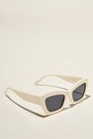 Ciara Cateye Sunglasses, IVORY