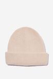 Racquel Ribbed Beanie, SOFT PINK