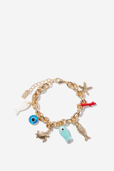 Pulseira - Single Bracelet, UP SARDINE CHARM BRACELET