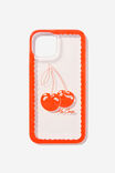 Phone Case Iphone 14, GRAPHIC MA CHERIE RED - alternate image 1