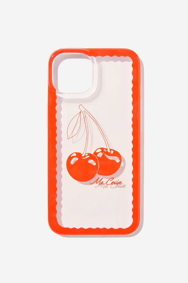 Phone Case Iphone 14, GRAPHIC MA CHERIE RED