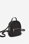 Cara Mini Backpack, BLACK PEBBLE - alternate image 1