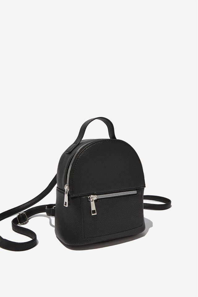 Cara Mini Backpack, BLACK PEBBLE