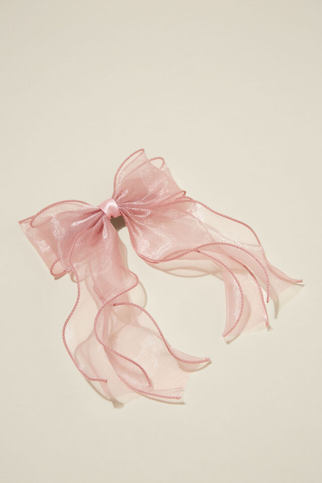 Tilly Hair Bow, BLUSH