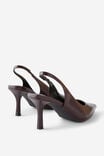 Amber Pointed Slingback, BURGUNDY GLOSS - alternate image 3