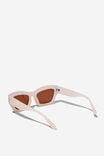 Ciara Cat Eye Sunglasses, MILKY APRICOT - alternate image 3