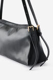 Alicia Underarm Bag, BLACK PU - example image 2
