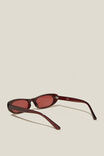 Margot Slimline Cateye Sunglasses, ROSEBERRY - alternate image 3