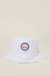 License Reversible Bucket Hat, LCN DIS MICKEY SAILING WHITE/STRIPE - alternate image 1