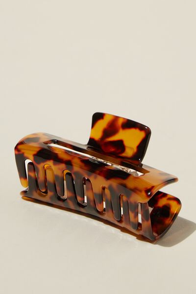 Amber Hair Claw, TORT MARBLE