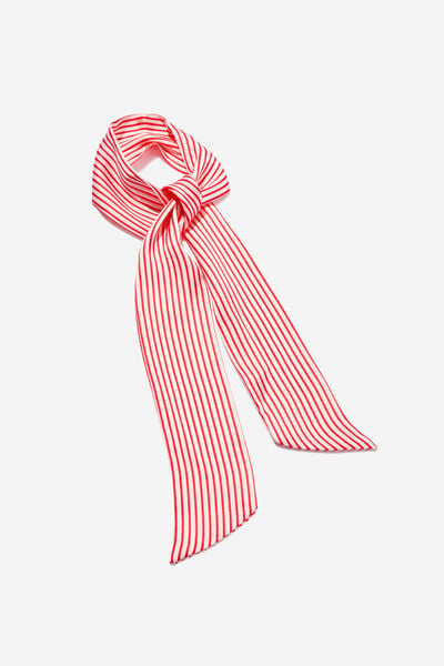 Hair Scarf, SUMMER RED STRIPE