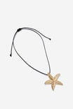 Cord Pendant Necklace, UP STARFISH - alternate image 1