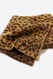 Fluffy Yarn  Scarf, LEOPARD - alternate image 2