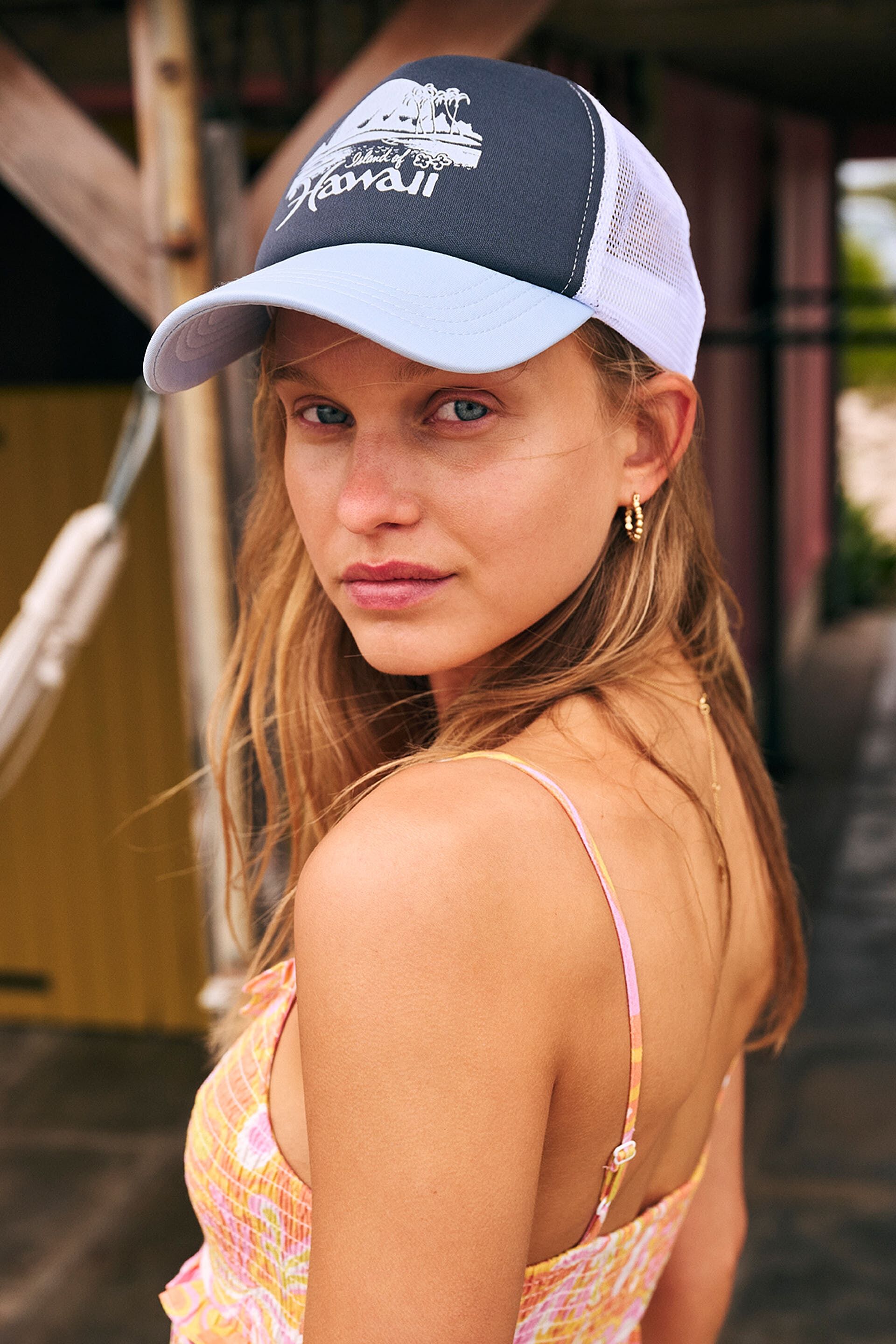 Women Hats | Paris Trucker Cap - QB20388