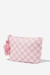 Everyday Pouch, TARA CHECKERBOARD SOFT CANDY