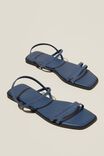 Bondi Strappy Sandal, MID BLUE NUBUCK - alternate image 2