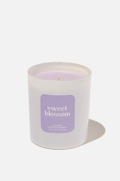 Willow Glass Candle, LILAC