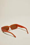 Óculos de Sol - Abby Rectangle Sunglasses, AMBER - vista alternativa 4