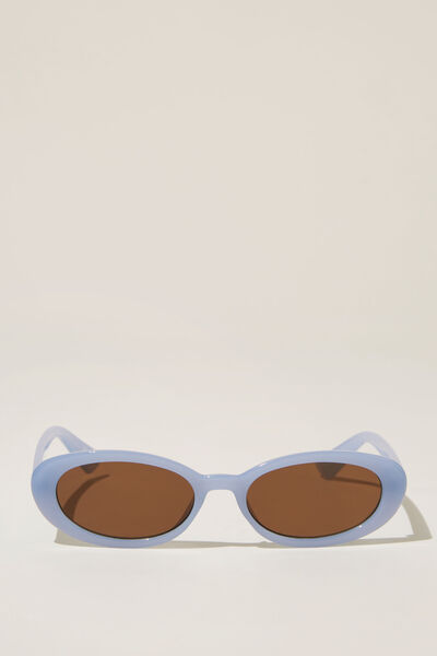 Ophelia Oval Sunglasses, BREEZY BLUE