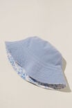Reversible Bianca Bucket Hat, TROPICAL TOILE/PACIFIC BLUE - alternate image 2
