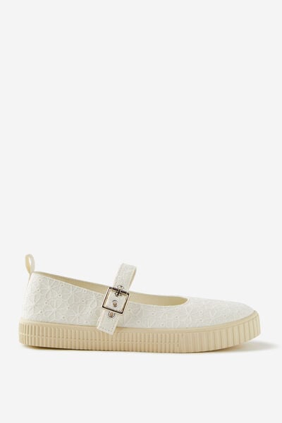 Olivia Mary Jane Plimsoll, WHITE BRODERIE