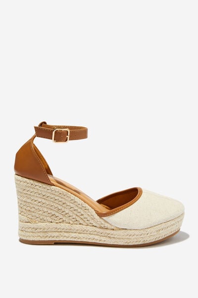 Lola Closed Toe Espadrille, CANVAS/TAN