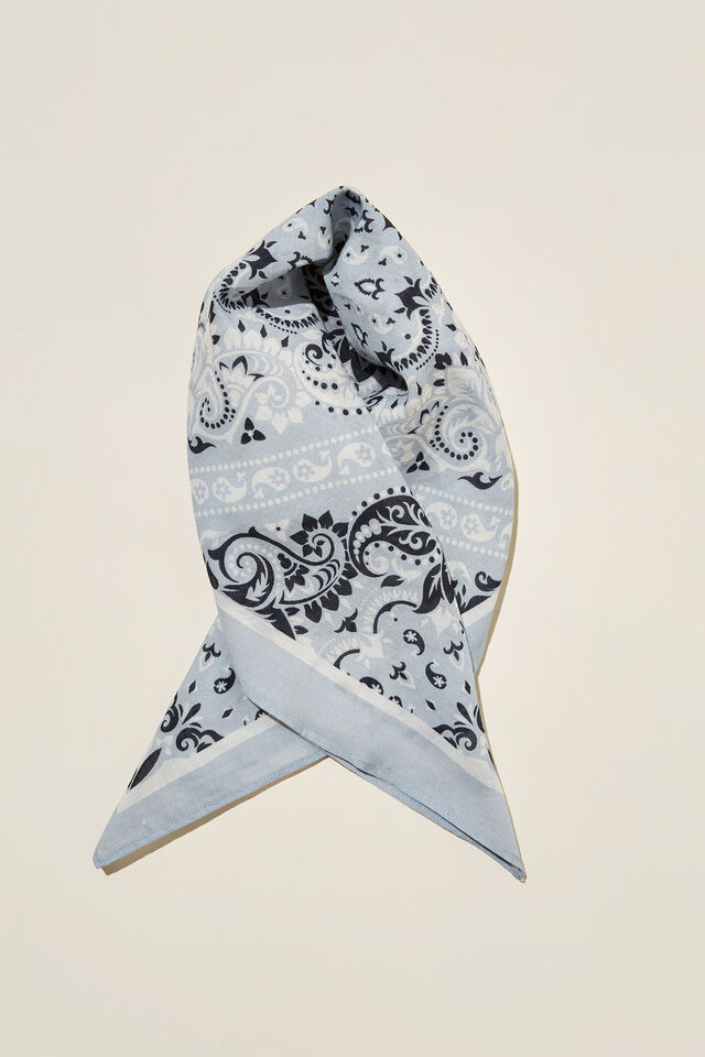 Bandana Scarf, HORIZON BLUE