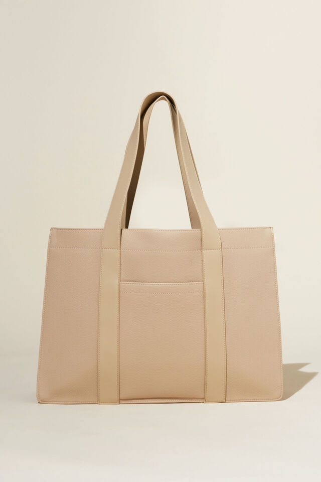 Pouch + Icon Tote - Taupe by Pop Ups