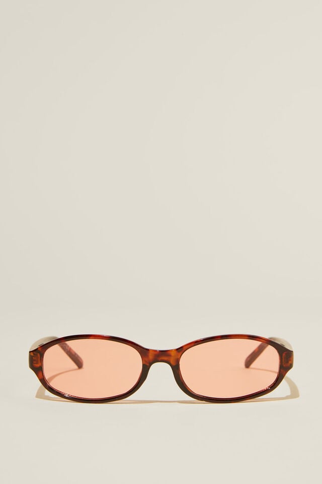 Louie Racer Sunglasses, TORT/RED