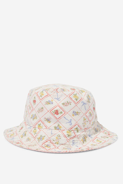 Reversible Bianca Bucket Hat, SUMMER MOMENTS - HERO PRINT