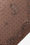 Knot Your Everyday Square Scarf, CHOCOLATE PAISLEY - example image 2