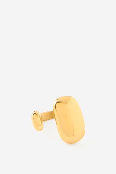 Rubi X Luyanda Zwane, WATERPROOF RING GOLD CHUNKY DOUBLE