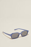 Ollie Square Sunglasses, AZURE BLUE - alternate image 2