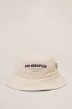 Reversible Bianca Bucket Hat, SAN SEBASTIAN/ECRU BLUE STRIPE - alternate image 1